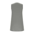 thumbnail image 6 of SMihono Fashion Dresses for Women Casual Summer Boho Beach Dress Loose V Neck Sleeveless Sundresses Swimsuit Coverup with Pockets Gray S, 6 of 7