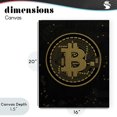 thumbnail image 4 of Stupell Industries Art Deco Bold Golden Digital Currency Canvas Art, 16 x 20, by Svetlana Aleynikova, 4 of 8