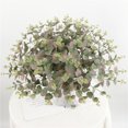 thumbnail image 5 of Artificial Leaves Branch Retro Silk Eucalyptus Leaf for Home Decor Wedding Plants Faux Fabric Foliage Room Decoration 50CM pink 50cm, 5 of 9