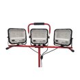 thumbnail image 3 of Graflsoa 225W Portable LED Work Light with 12000LM Brightness, 6500K Color Temperature, IP65 Waterproof, 360° Rotation, 270° Tilt, Extendable Aluminum Stand, 2m Tripod, 5m Power Cord, US Plug (Red), 3 of 5