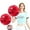 Red, variant on GoXteam 2 Pack Cheerleader Pom Poms Sports Dance Cheer Plastic Pom Poms Cheerleading for Sports Team Spirit Cheering, Blue Silver