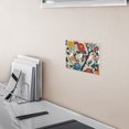 thumbnail image 5 of Yayeee Toggle Light Switch Wall Plate 3-Gang 6.37"x4.48" Decorative Outlet Cover, Vibrant Japanese Flowers, 5 of 7
