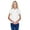 White, variant on Harriton M315W Ladies 4 oz. Polytech Polo