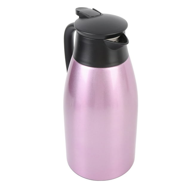 Thermal Coffee Carafe, Double Wall Insulated Leakproof 24H Heat Retention Stainless Steel Coffee Carafe for Milk for Tea