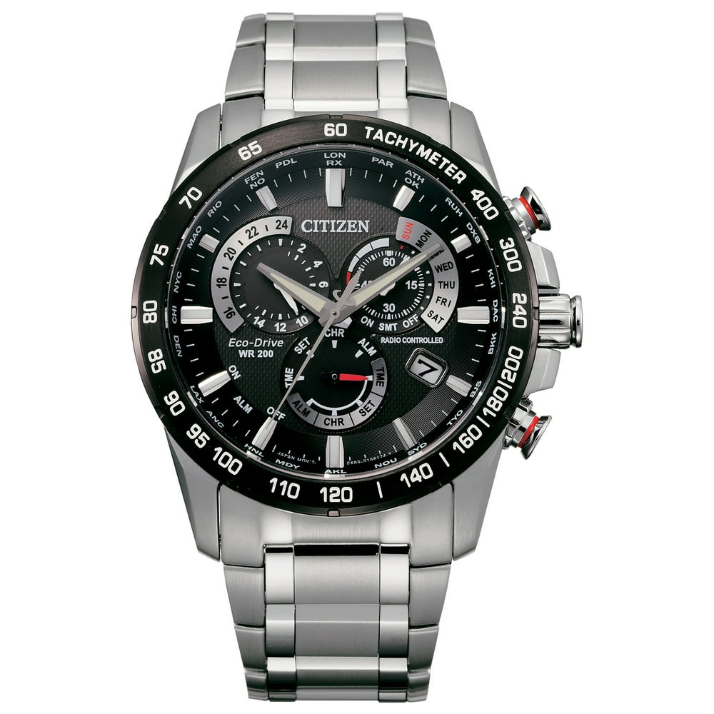 CITIZEN - Citizen Men's Eco-Drive PCAT Atomic Timekeeping Chronograph Watch CB5898-59E - Walmart