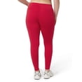 thumbnail image 4 of No nonsense Women's Cotton Legging, Red Hot, XX-Large, 4 of 5