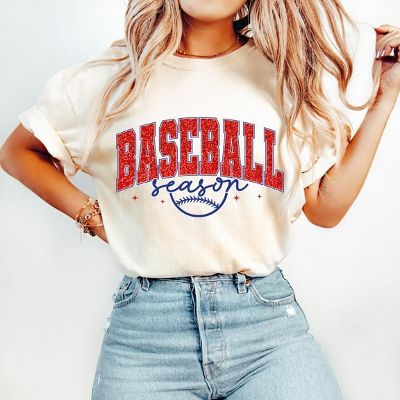 Baseball Season Shirt, Glitter Baseball Shirt, Baseball Mom Shirt Unisex S-5XL Hot Trending Shirt, Vintage Birthday Gift