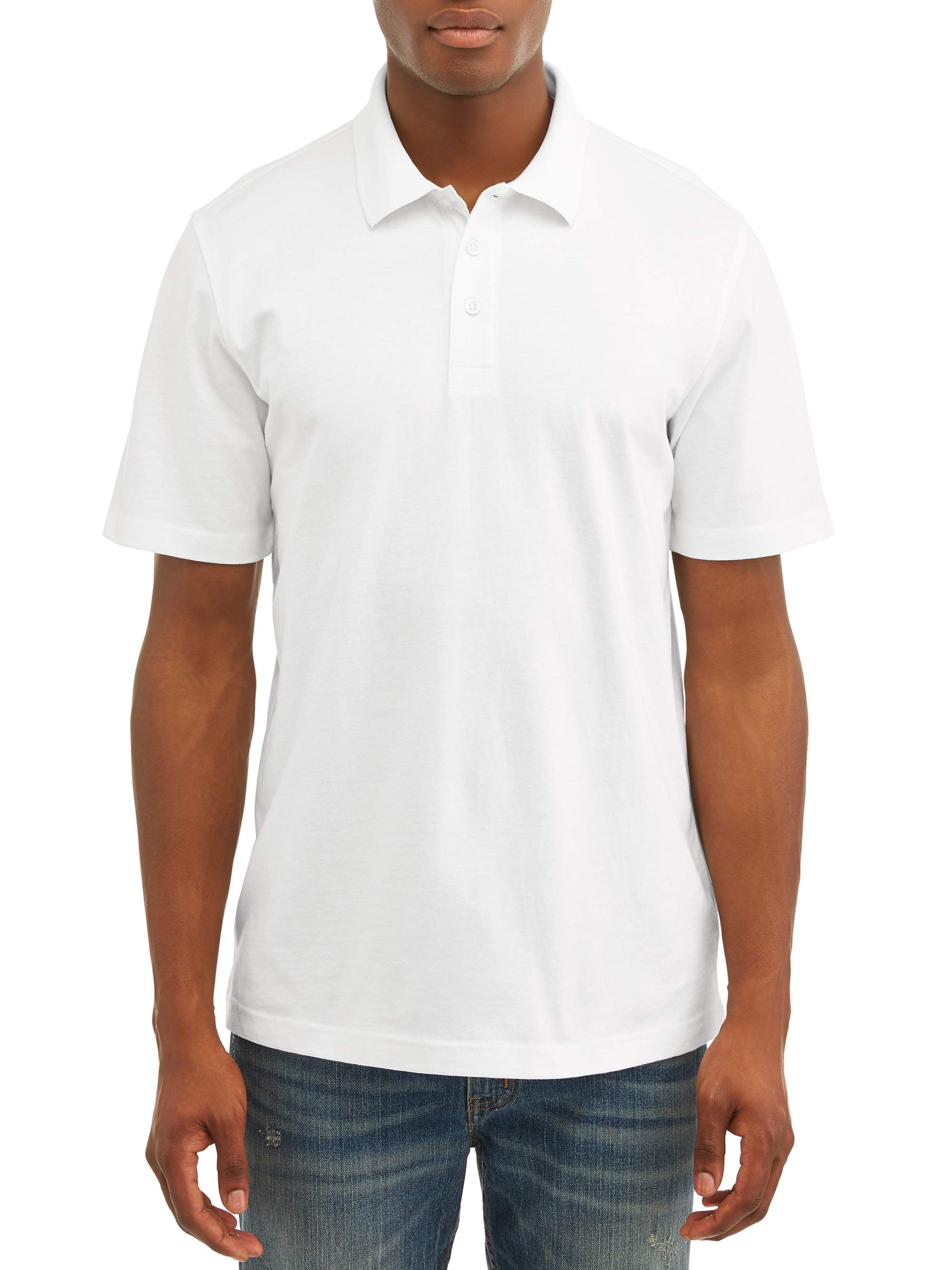 George Men's Short Sleeve Solid Polo Shirt - Walmart.com