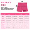 thumbnail image 2 of Ruisita 6 Pack Girls Cotton Biker Cartwheel Shorts Kids Safety Under Dress Dance Shorts, 2 of 9