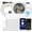 White & Size 5 Zone 42000 BTU 9+9+9+9+18, variant on DELLA 42,000 BTU 5 Zone (5x9K) Mini Split Air Conditioner System, 24 SEER2 208-230V, Cools Up to 2000 Sq.Ft, Energy Efficient, Works with Alexa & WiFi, Pre-Charged, Inverter Heat Pump, 16ft Kits