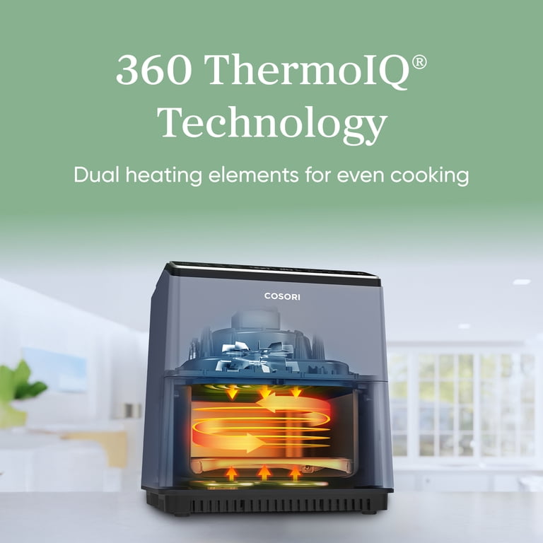 COSORI Dual Blaze 6.8qt Ceramic Coating Smart Air Fryer - Blue 