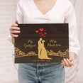 thumbnail image 2 of Darling Souvenir Personalized Engraved Laser Cut Wedding Guest Book Wooden Cover Sign-in Book Registry Guestbook Scrapbook-VF, 2 of 7
