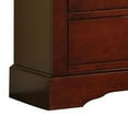thumbnail image 4 of Wooden Dresser With Six Drawers , Cherry Brown, 4 of 4