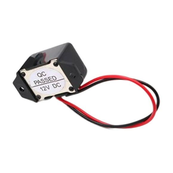 Zumbador electrónico activo Mini estable portátil de sonido continuo Fácil instalación Altavoz DC 12V Alarma de pitido para Auto Truck Bus Parts Cola Zumbador electrónico activo