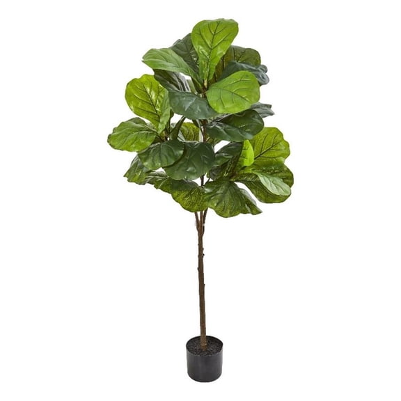 Nearly Natural 54" Fiddle Leaf Artificial Tree (Real Touch)