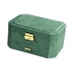 thumbnail image 4 of Joyero Estuche para joyas Caja para anillos Organizador portátil de joyas para anillos y pendientes Verde, 4 of 9