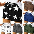 thumbnail image 6 of CHGBMOK Womens Shorts Drawstring Elastic Waist Comfy Casual Shorts Summer Beach Vacation Short Pants Loose Lounge Shorts, 6 of 6