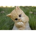 thumbnail image 3 of Hi-Line Gift Ltd. Orange Tabby Kitten Playing with Tail, 3 of 7