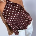 thumbnail image 4 of FAHUOMU Women's Halter Tops Sleeveless Polka Dot Backless Tie Front Summer Blouses Solid Color Lightweight Breathable Fashion Tunics, 4 of 7