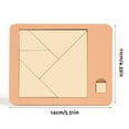 thumbnail image 3 of Qonioi Wooden Tangram Puzzle, Adult Decompression Brain Teaser Toy with Multiple Difficulty Levels, Logic Puzzle, Wood Brain Game, 3 of 4