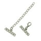 thumbnail image 3 of de 12 Corchetes de Langosta de Plata, Tubo de Campana, Collar con Ajuste de , Artesanal, 3 of 5