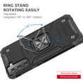 thumbnail image 5 of FIEWESEY for Samsung Galaxy S22 Phone Case Military Grade Drop Rugged Cover Anti-Scratch Protective 360° Rotate Kickstand Sturdy Shockproof Phone Cover for Samsung Galaxy S22 6.1 inch(Black), 5 of 7