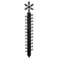 thumbnail image 2 of Snow Gauge Metal Snow Measuring Stick Handmade Snowflake Snowfall Measuring Gauge Garden Stakes, 2 of 8