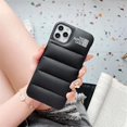 thumbnail image 3 of SECOWEL Black Puffer Case, Soft Touch Case Puffer Jacket Material 3D Protective Shockproof Cover（for iPhone 14）, 3 of 5
