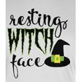 thumbnail image 4 of Halloween Resting Witch Face Women's Juniors Soft T Shirt, 4 of 5
