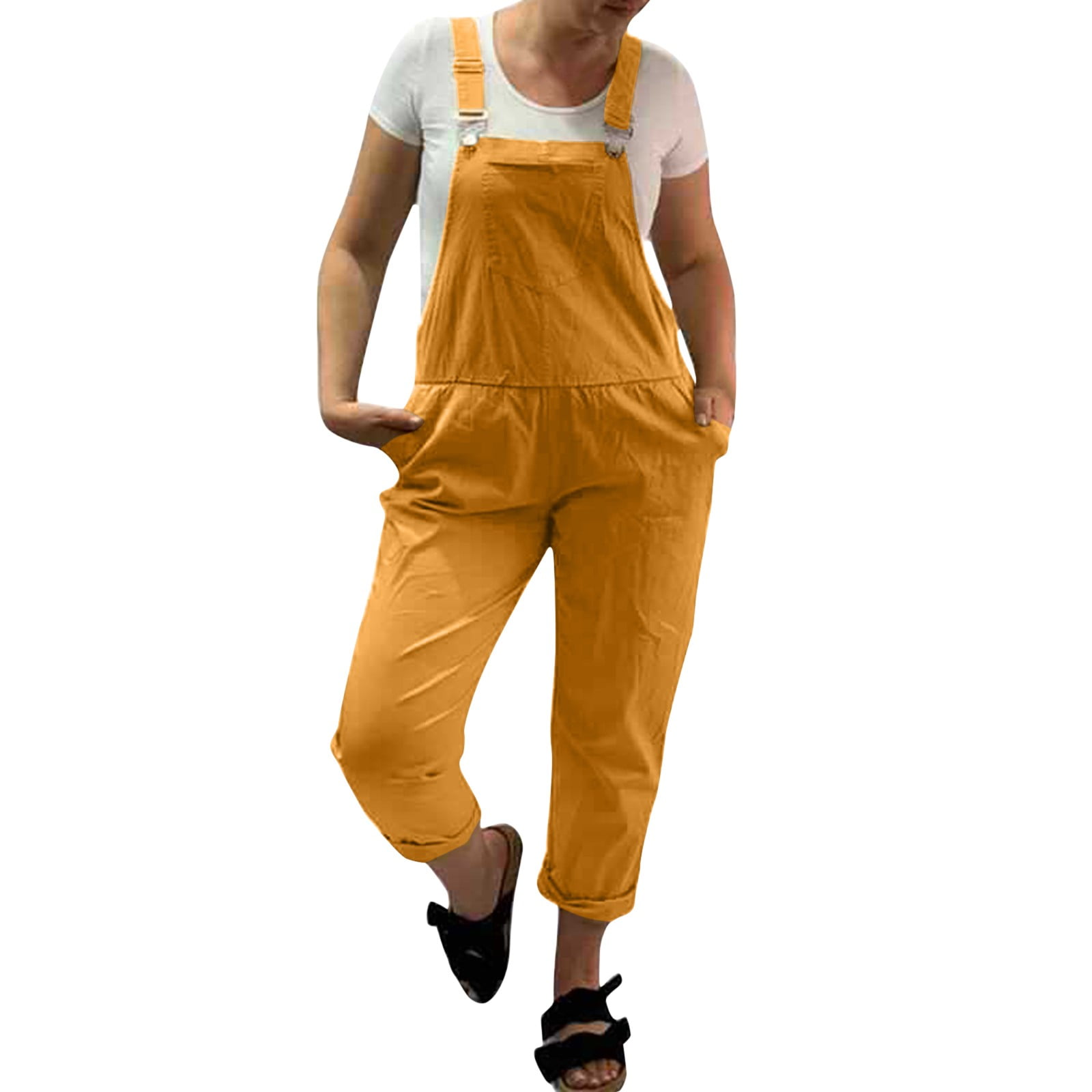 Shakumy New Years Eve Jumpsuit Womens Loose Baggy Cotton Wide Leg