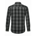 thumbnail image 2 of sogami Mens Plaid Button Down Shirt Casual Long Sleeve Flannel Shirts Relaxed Fit Cloth For Fall, 2 of 2