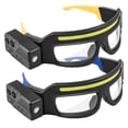 thumbnail image 4 of LED Rechargeable Headlight Glasses with Motion Sensor & Touch Control, 1000 Lumens 5 Modes, Storage Case, USB-C Waterproof for Running Camping Fishing Cycling Night Work, 4 of 8