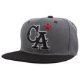 thumbnail image 1 of Sombrero de billete plano ajustable de la República de California Bordada CA - Gray / Negro TOP HEADWEAR Gorra de béisbol, 1 of 2