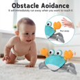 thumbnail image 4 of Crawling Crab Baby Toy, with LED Light Music and Sensor, can Automatically Avoid colliders, USB Charging, Interactive Learning to Develop Intellectual Toys, 4 of 7
