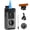 Black and Grey, variant on All in One Adjustable  Jet Flame Cigar Torch Lighter, Black (Sold Without Gas) ﻿