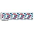 thumbnail image 3 of Ambesonne Feathers Fabric by the Yard Upholstery, Print of Modern Boho Motif, 3 Yards, Seafoam Pale Purple Blue, 3 of 5