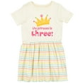 thumbnail image 3 of Inktastic 3rd Birthday Princess I'm Three Girls Toddler Dress, 3 of 5
