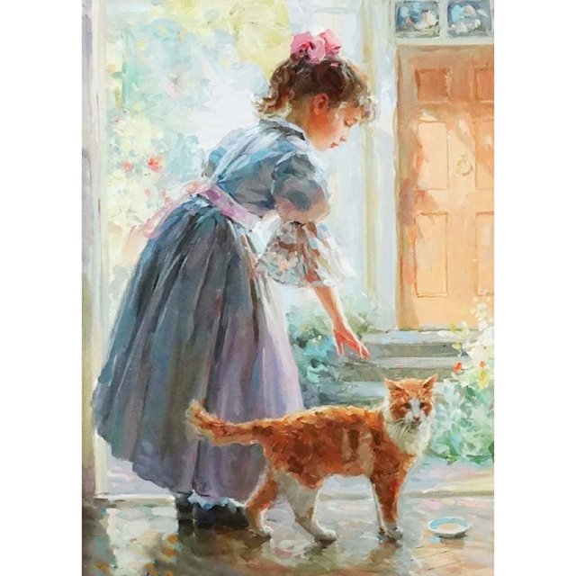 Pintura de diamante FLhrweasw Cuadro de diamantes de imitación de niña cuadrada 45x60cm Nuevo