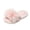 08#Pink, variant on Womens Bow Open-Toe Plush Slippers Fluffy Fuzzy House Slides Cozy Breathable Indoor Outdoor Sandals Cute Funny Winter Shose