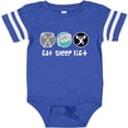 thumbnail image 3 of Inktastic Weightlifting Eat Sleep Lift Sports Boys Baby Bodysuit, 3 of 5