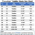 thumbnail image 6 of Toddler Boys Girls Hiking Boots Waterproof Non Slip Warm Winter Ankle Oxford Shoes Kids Rain Snow Boots(Toddler/Littler Kid), 6 of 6