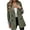 Green, variant on Women's Blazers & Suit Jackets Clearance 2024! Clearance under $10 Fayshow0 Fashion Women Business Attire Solid Color Stitching Plaid Printed Long Sleeve Cardigan Coat Top Green