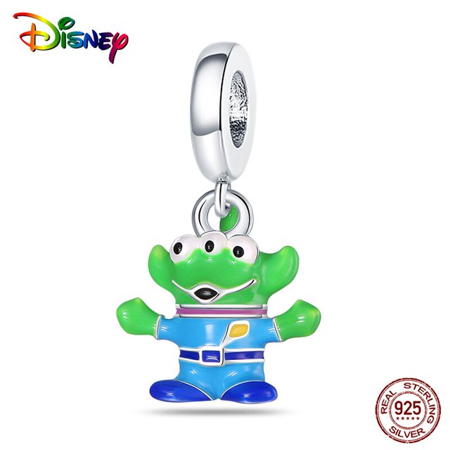 Disney 100% 925 Sterling Silver Princess Beaded Charms Fit Original 925 Pandora Bracelet&Bangle Fashion DIY Jewelry For Women Gao Jinjia LED