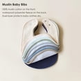 thumbnail image 3 of Muslin Baby Bibs 8 Pack Baby Bandana Drool Bibs Cotton Unisex Boys Girls, Set of 8 Solid Colors for Teething Drools, 3 of 7