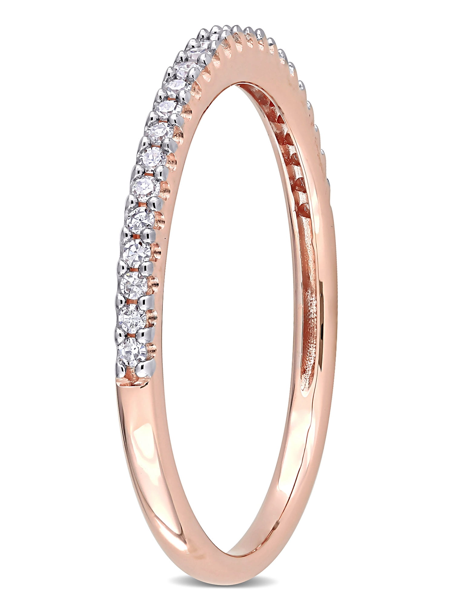 Everly Women's Diamond 14k Rose Gold Wedding Ring
