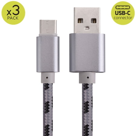 3x 10FT USB Type C Fast Charging Cable USB-C Type-C 3.1 Data Sync Charger Cable Cord For Samsung Galaxy S8 S8 Plus S9 S9 Plus S10 S10+ S10e Nexus 5X 6P OnePlus LG G5 G6 G7 V20 HTC M10 Google Pixel XL price history on PriceWatchPro