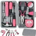thumbnail image 2 of CUITING Ensemble d'Outils à Main pour la Maison Kit d'Outils de Réparation Rose pour Femmes avec Étui Acier Rose 3.19 lbs 37 Pcs, 2 of 8