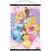 Disney Princess - Collage Wall Poster with Wooden Magnetic Frame, 22.375" x 34"