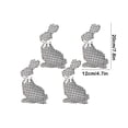 thumbnail image 2 of RKSTN Fabric Rabbit O Rnament 4Pcs Easter Bunny Cloth Easter Decorations Bunny Hanging Ornament Hanging Ornaments Bunny Decor Colors Style for Home Decoration, 2 of 5