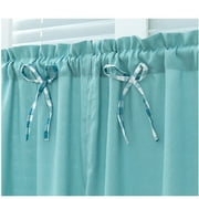HDWUEN Rustic Curtains Floral Tier Curtains Farmhouse Cafe Small Window Curtains Half Window Curtains for Living Room Bathroom